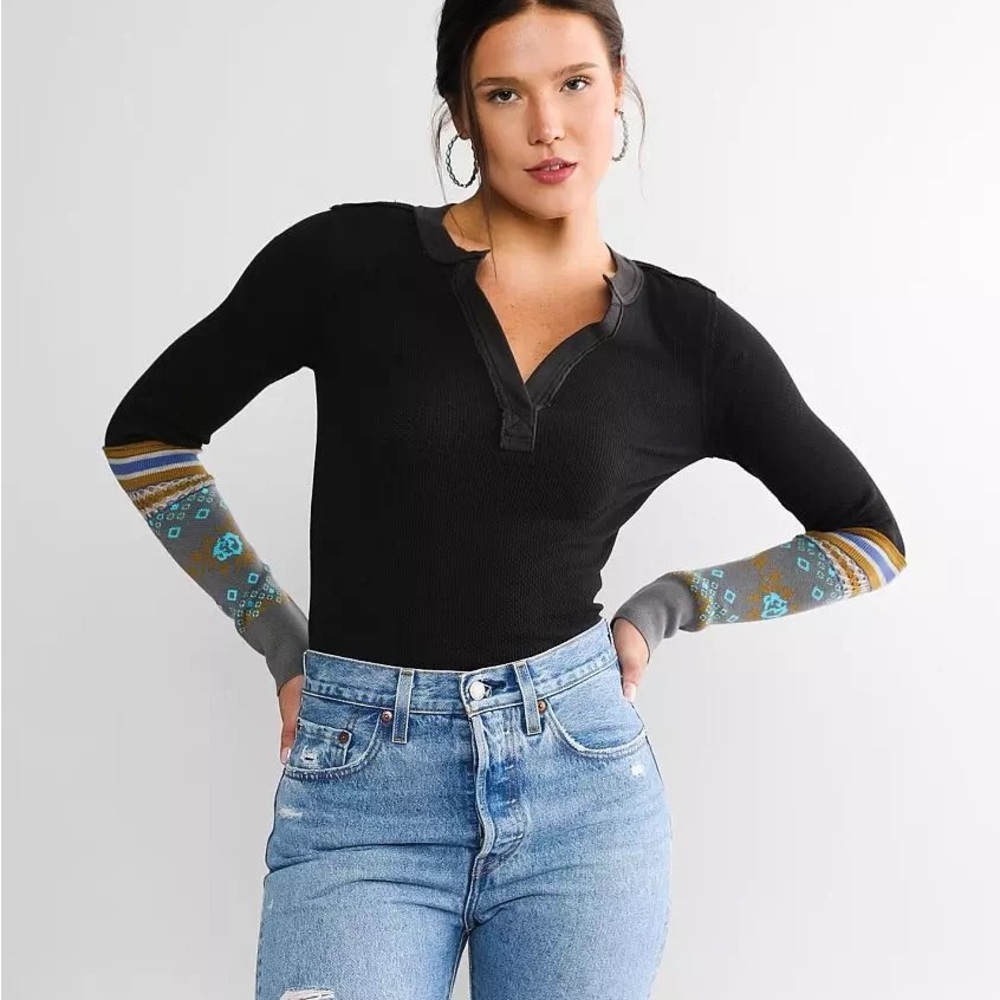 Free people NWT - Mikah Notch Neck Top